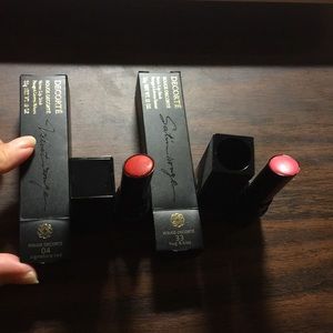 Decorte lipstick 04 and 33